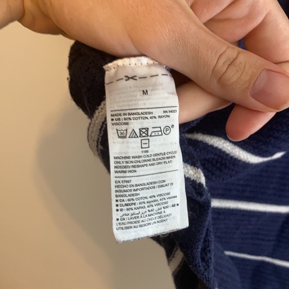 Navy Stripe Sweater - Picture 3 of 3